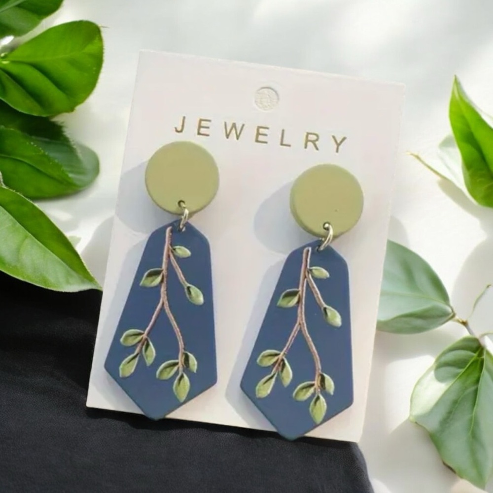 Bohemian Style Elegant Acrylic Dangle Earrings Retro Boho Chic Accessory